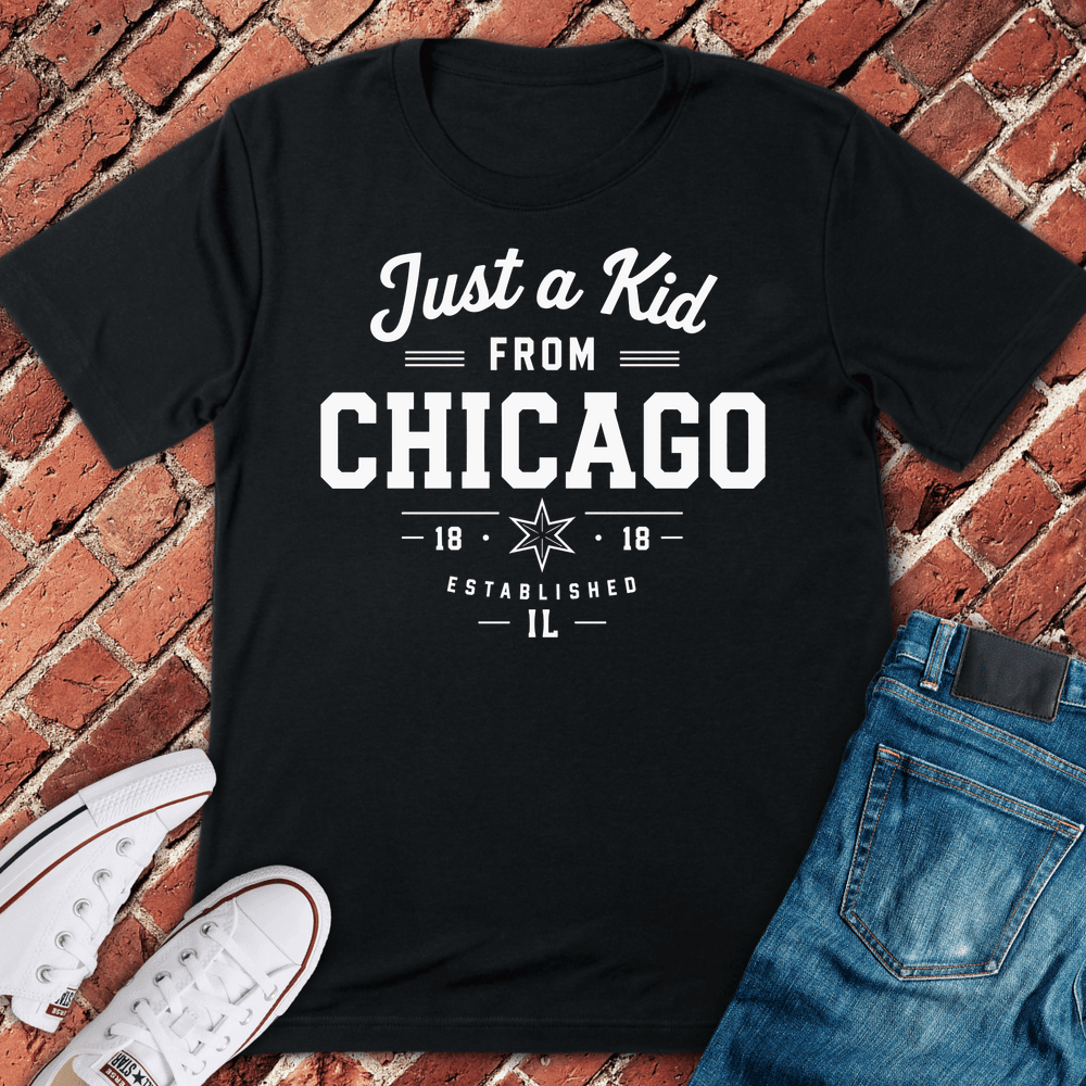 Chicago Kid T-Shirt - Graphic Tee - Gift for Chicago Lovers