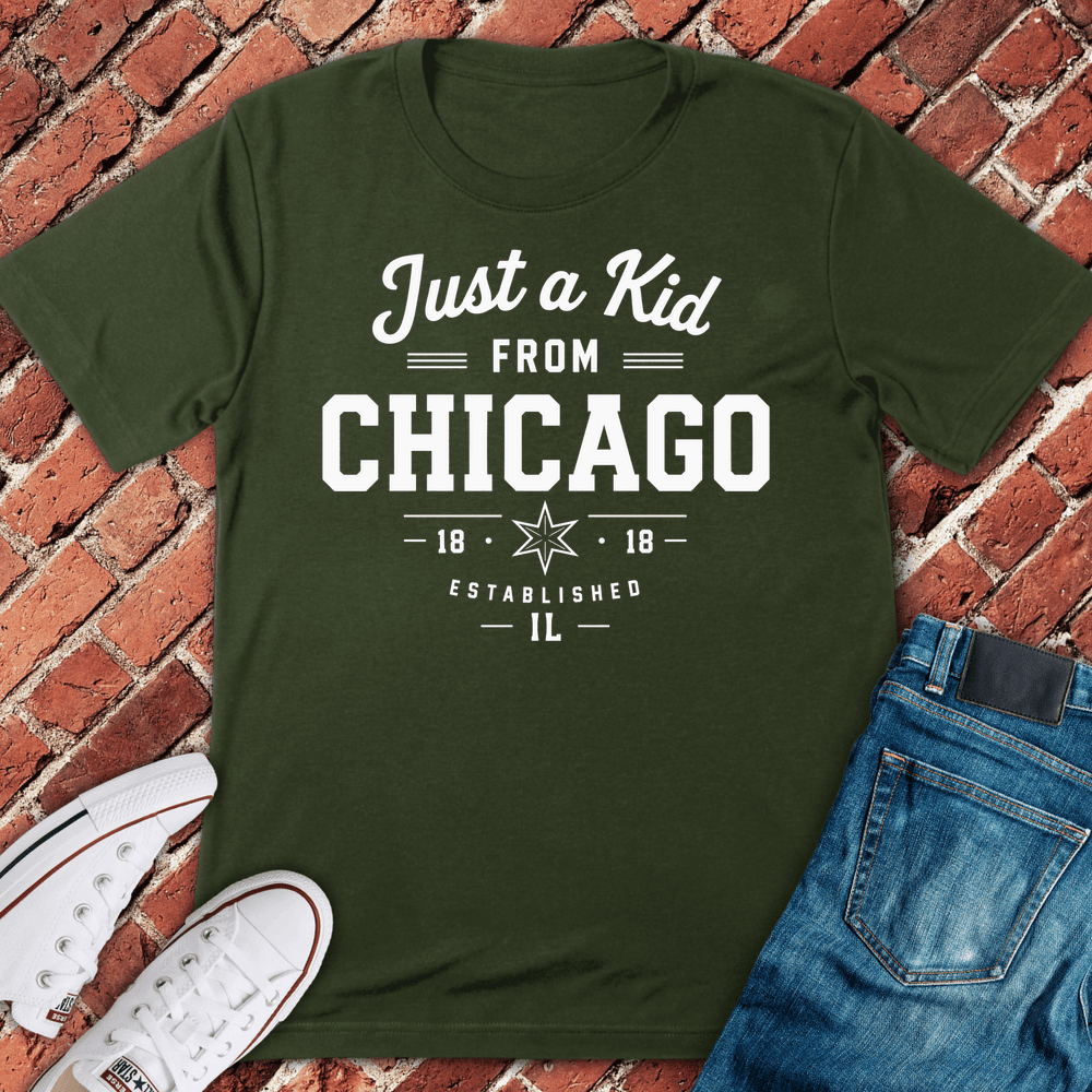 Chicago Kid T-Shirt - Graphic Tee - Gift for Chicago Lovers
