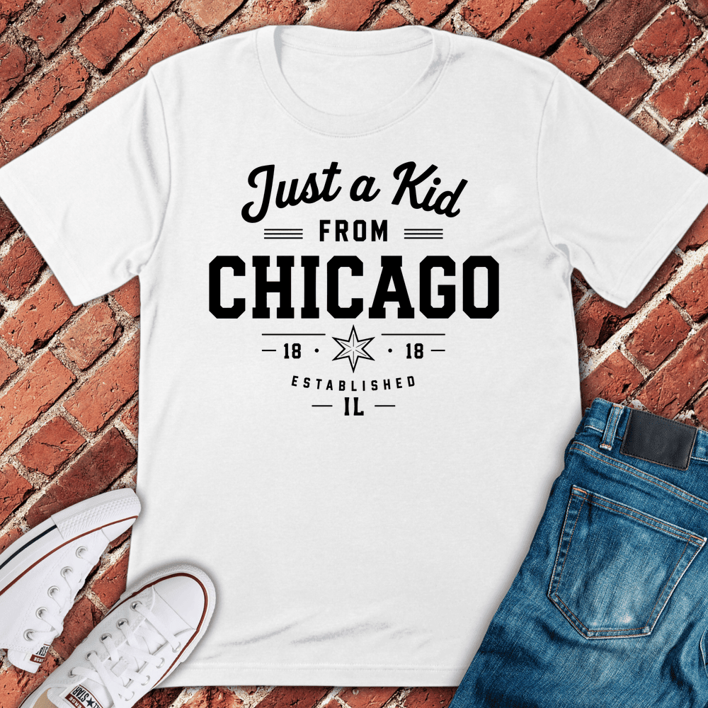 Chicago Kid T-Shirt - Graphic Tee - Gift for Chicago Lovers