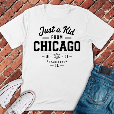 Chicago Kid T-Shirt - Graphic Tee - Gift for Chicago Lovers