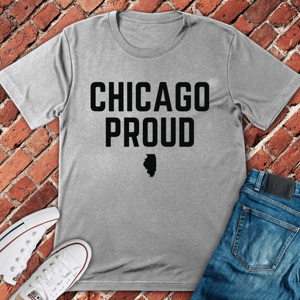 Chicago Proud T-Shirt - Graphic Tee - Gift for Chicago Lovers - Unisex