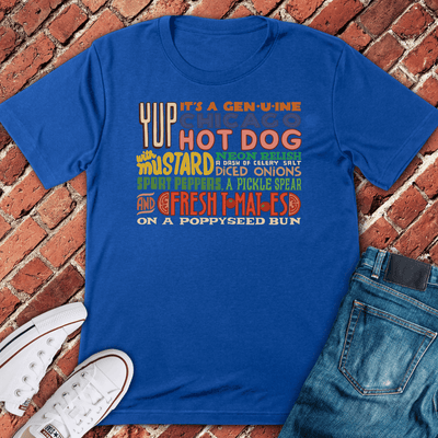 Chicago Style Dog T-Shirt - Graphic Tee - Gift for Chicago Lovers - Unisex