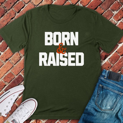Bears Born & Raised T-Shirt - Chicago Graphic Tee - Gift for Chicago Lovers - Unisex