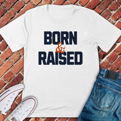 Bears Born & Raised T-Shirt - Chicago Graphic Tee - Gift for Chicago Lovers - Unisex