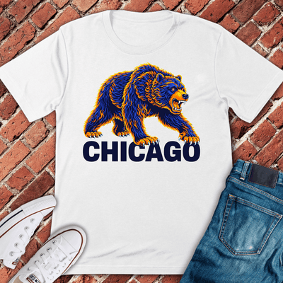 Chicago Grizzly T-Shirt - Graphic Tee - Gift for Chicago Lovers - Unisex
