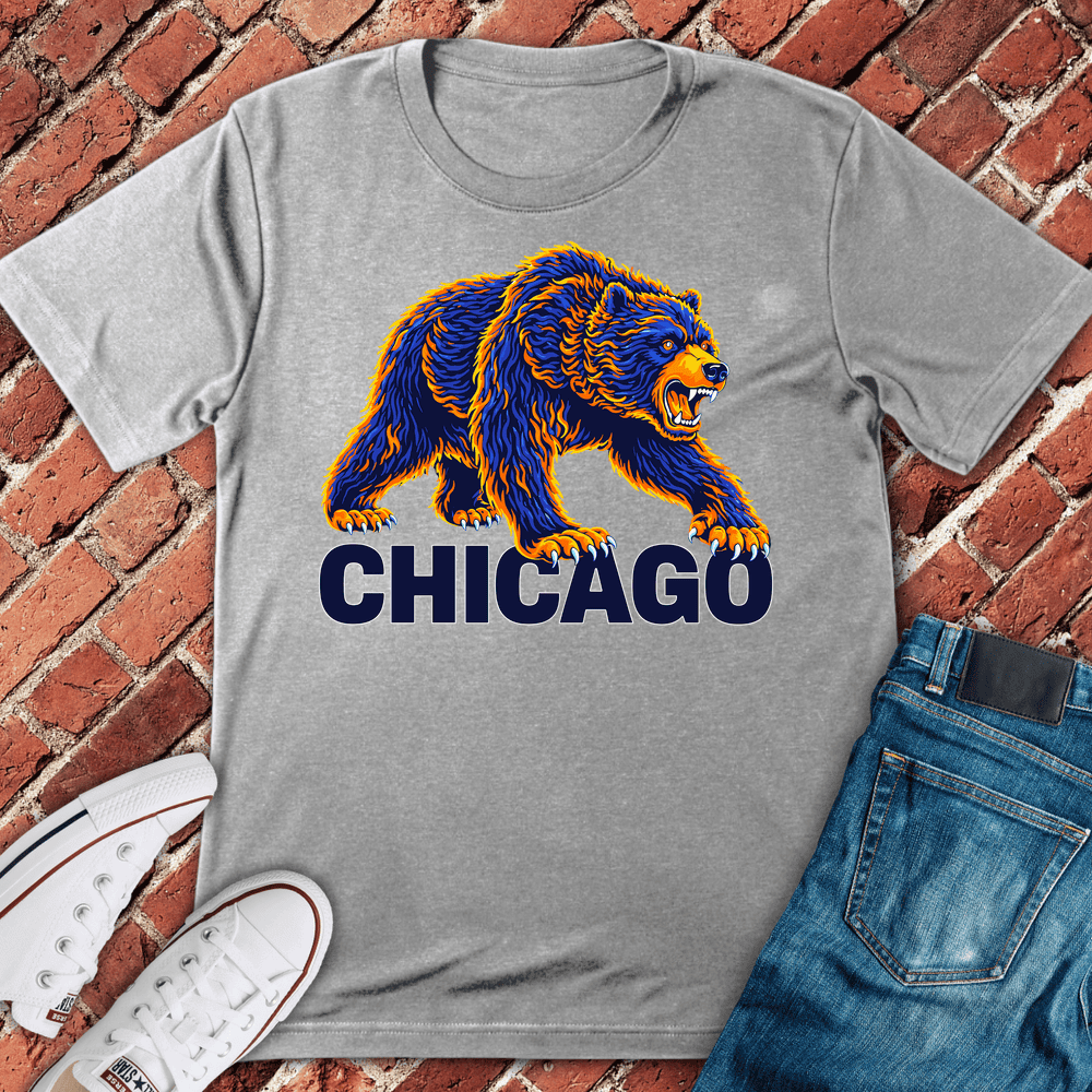 Chicago Grizzly T-Shirt - Graphic Tee - Gift for Chicago Lovers - Unisex
