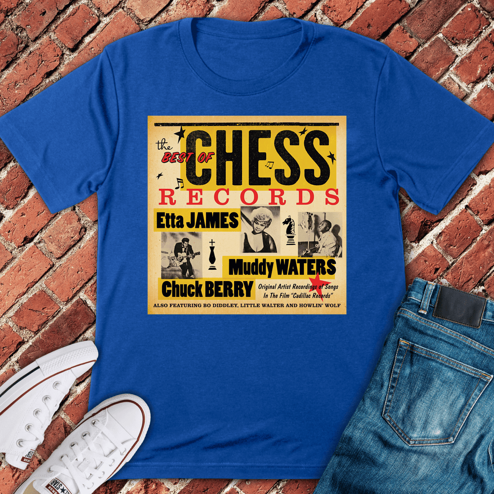 Chess Blues T-Shirt - Chicago Graphic Tee - Gift for Chicago Lovers - Unisex