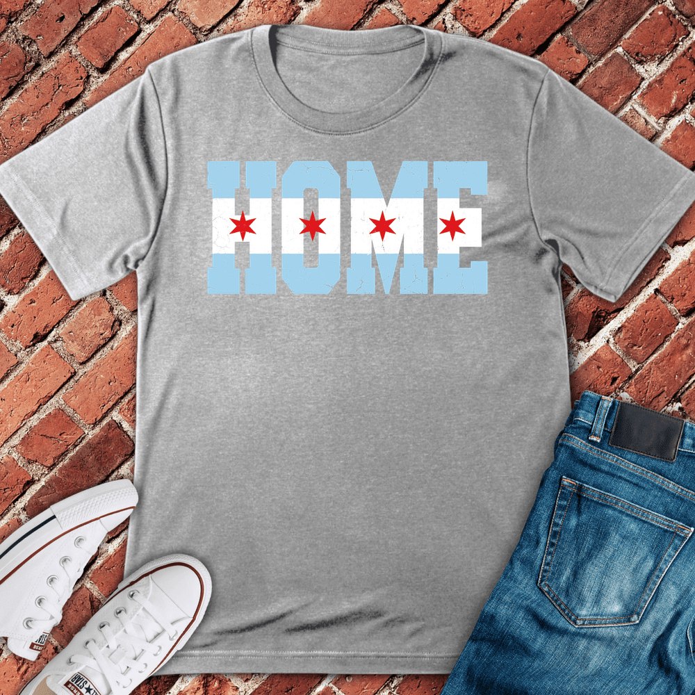 Chicago Home T-Shirt - Graphic Tee - Gift for Chicago Lovers - Unisex