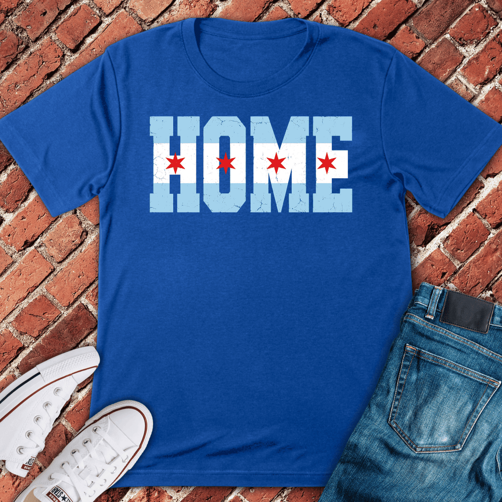 Chicago Home T-Shirt - Graphic Tee - Gift for Chicago Lovers - Unisex