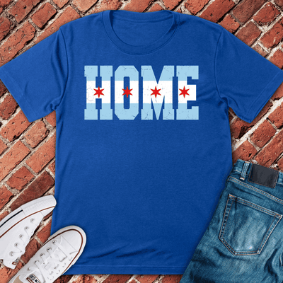 Chicago Home T-Shirt - Graphic Tee - Gift for Chicago Lovers - Unisex