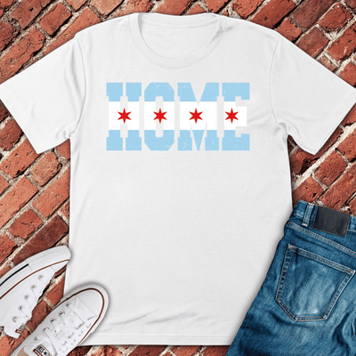 Chicago Home T-Shirt - Graphic Tee - Gift for Chicago Lovers - Unisex