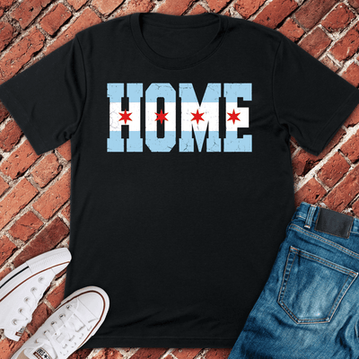 Chicago Home T-Shirt - Graphic Tee - Gift for Chicago Lovers - Unisex