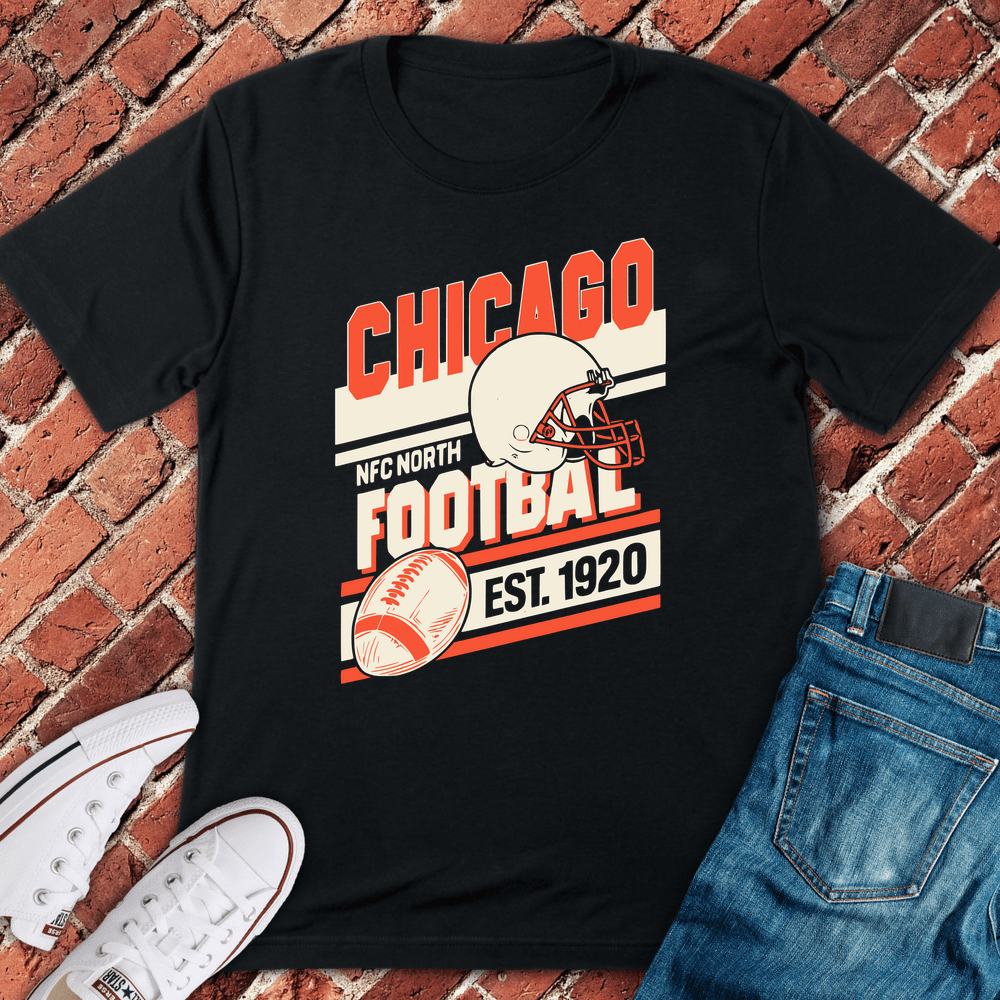 Chicago Football Layout T-Shirt - Graphic Tee - Gift for Chicago Lovers - Unisex
