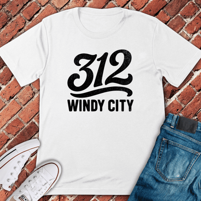 312 Windy City T-Shirt - Chicago Graphic Tee - Gift for Chicago Lovers - Unisex
