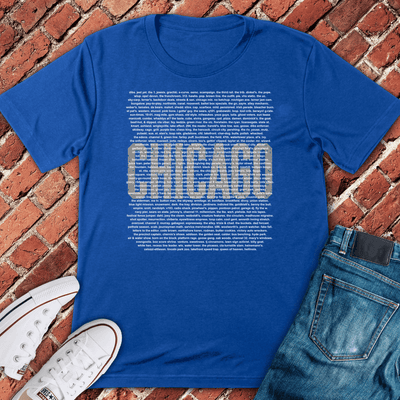 Chi Slang Collage T-Shirt - Graphic Tee - Gift for Chicago Lovers - Unisex