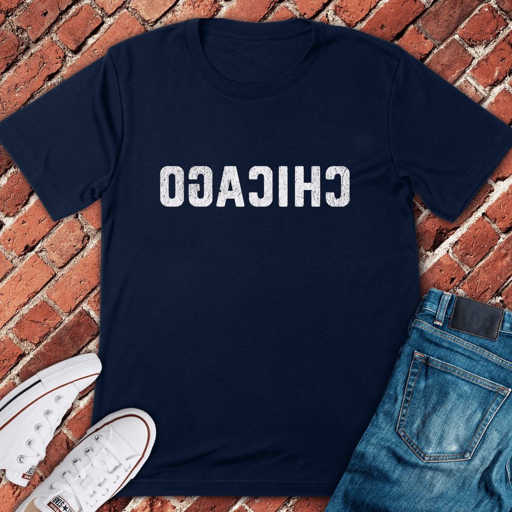 Flipped Chicago T-Shirt - Graphic Tee - Gift for Chicago Lovers - Unisex