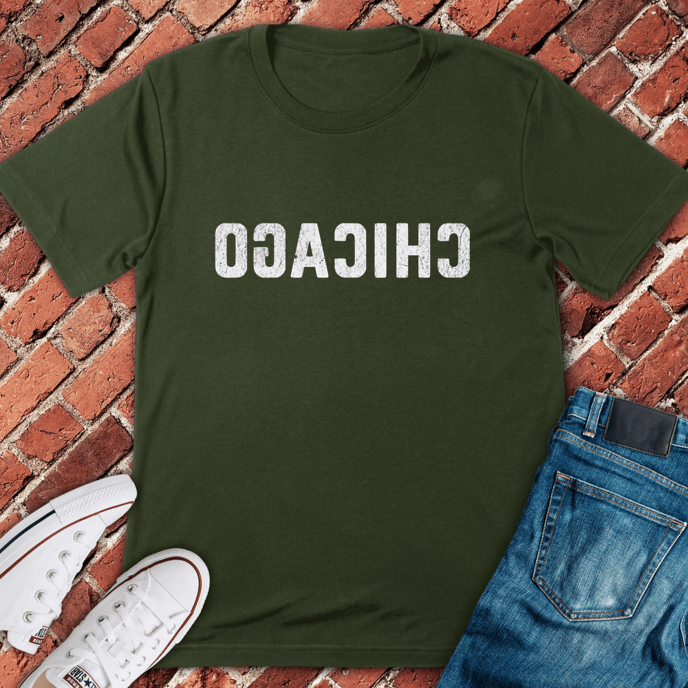 Flipped Chicago T-Shirt - Graphic Tee - Gift for Chicago Lovers - Unisex