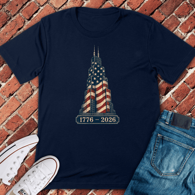 Chi Tower 250 T-Shirt - Graphic Tee - Gift for Chicago Lovers - Unisex