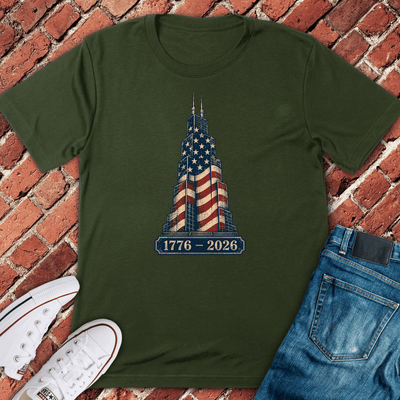 Chi Tower 250 T-Shirt - Graphic Tee - Gift for Chicago Lovers - Unisex