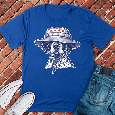 Chi Bucket Hat Pup T-Shirt - Graphic Tee - Gift for Chicago Lovers - Unisex