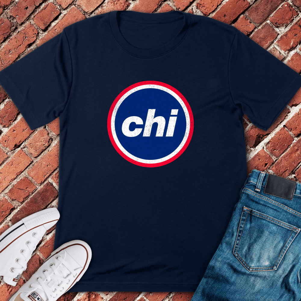 Chi Circle Logo T-Shirt - Graphic Tee - Gift for Chicago Lovers - Unisex