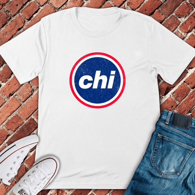Chi Circle Logo T-Shirt - Graphic Tee - Gift for Chicago Lovers - Unisex