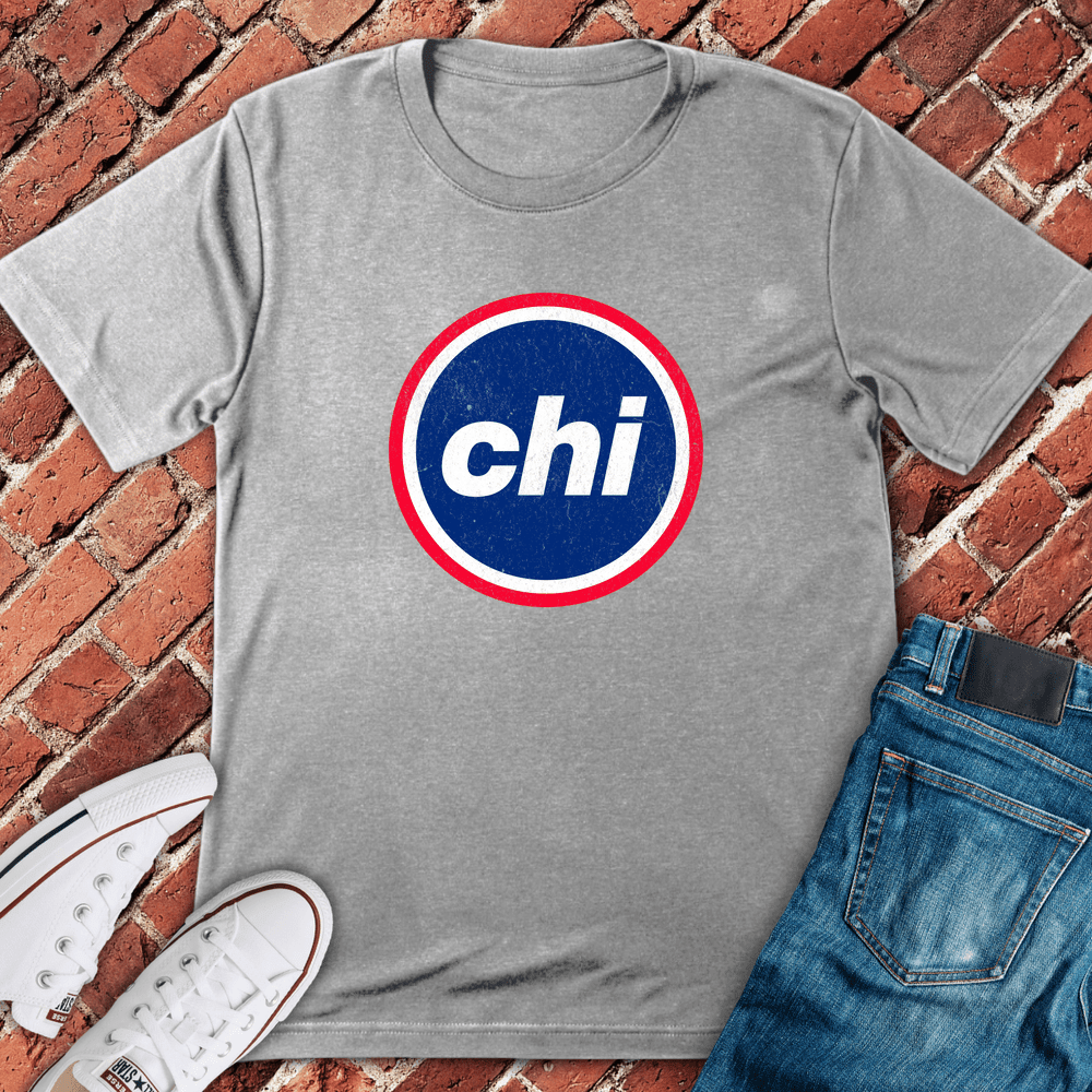 Chi Circle Logo T-Shirt - Graphic Tee - Gift for Chicago Lovers - Unisex