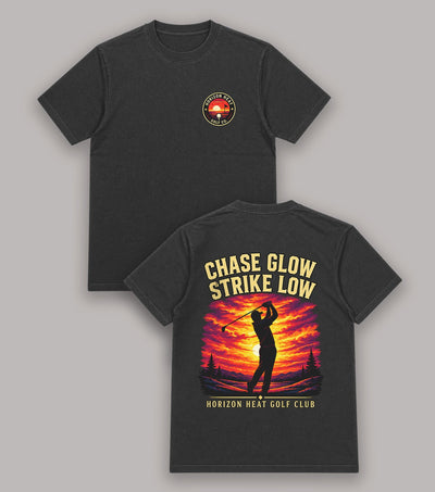 Chase Glow Strike Low Sunset Golf T-Shirt
