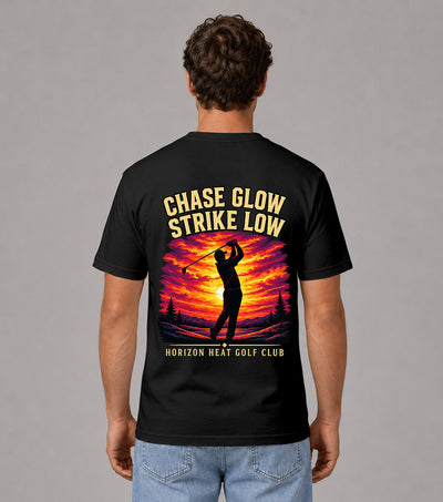 Chase Glow Strike Low Sunset Golf T-Shirt