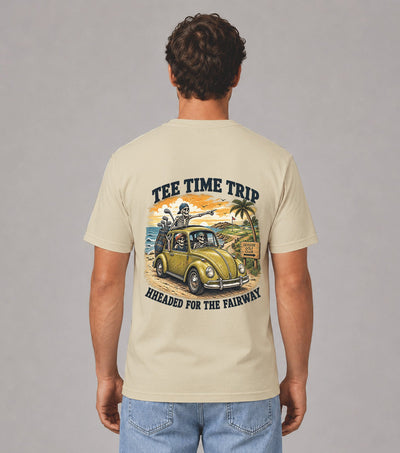 Tee Time Trip Skeleton Golf T-Shirt