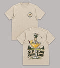 Sip Slow Swing Low Cocktail Golf T-Shirt