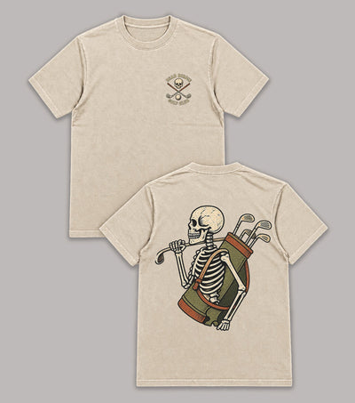 Dead Birdie Skeleton Golf T-Shirt