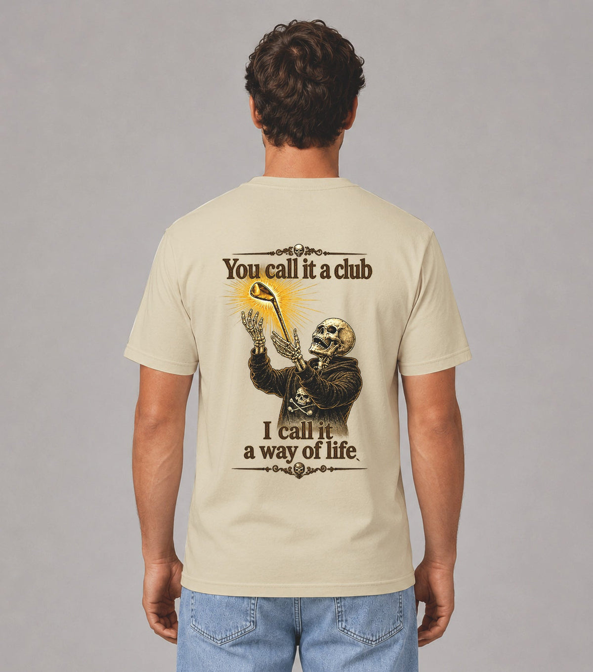 Golf Is a Way of Life Skeleton T-Shirt