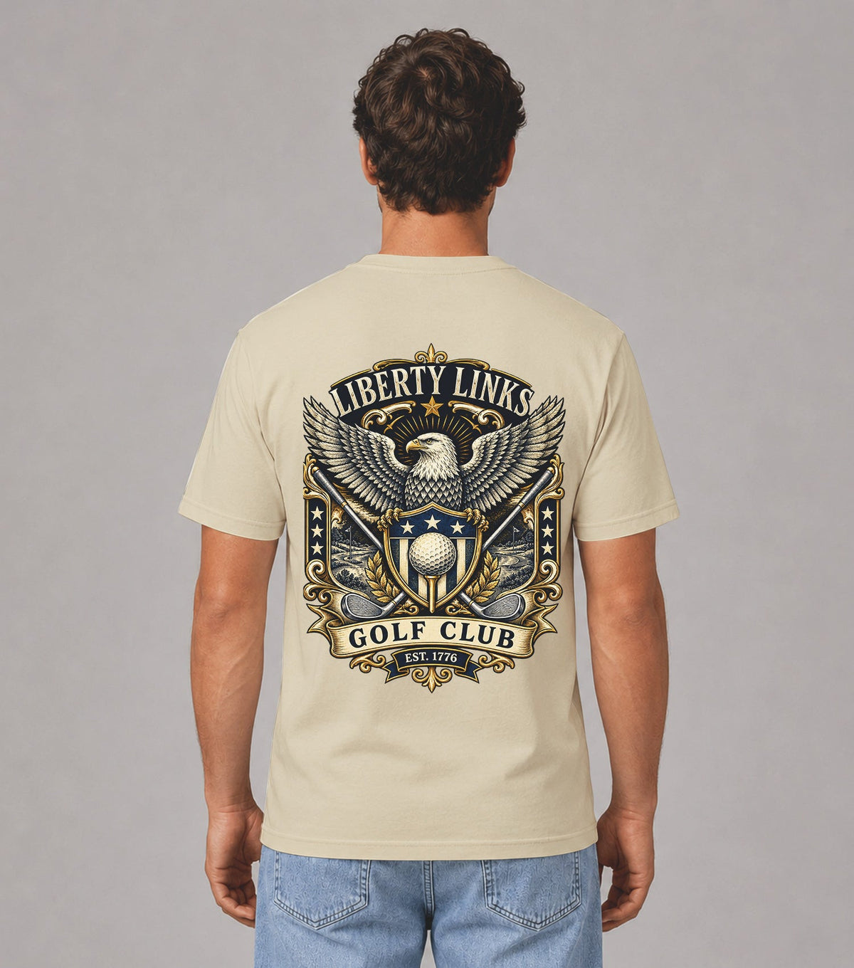 Liberty Links Eagle Golf T-Shirt