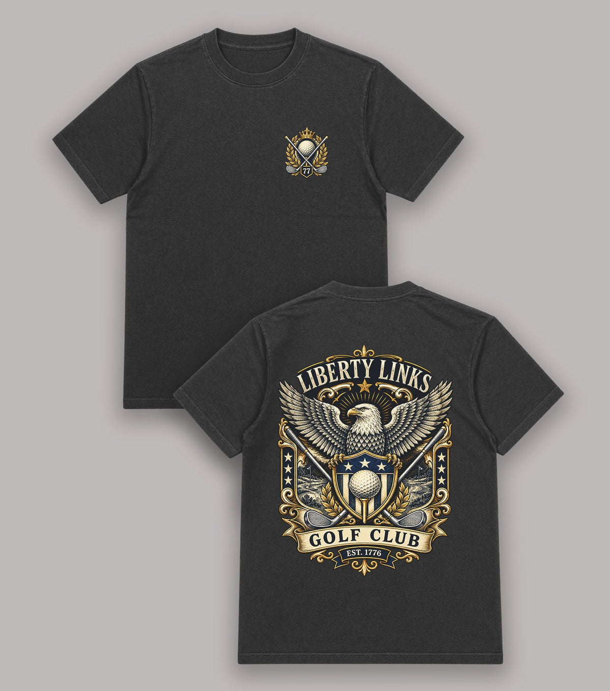 Liberty Links Eagle Golf T-Shirt