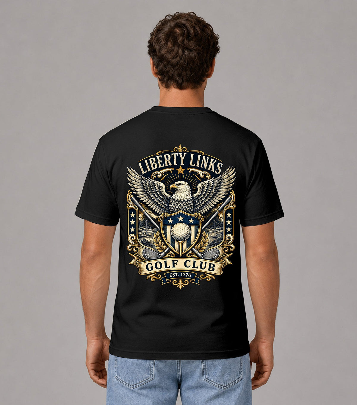 Liberty Links Eagle Golf T-Shirt