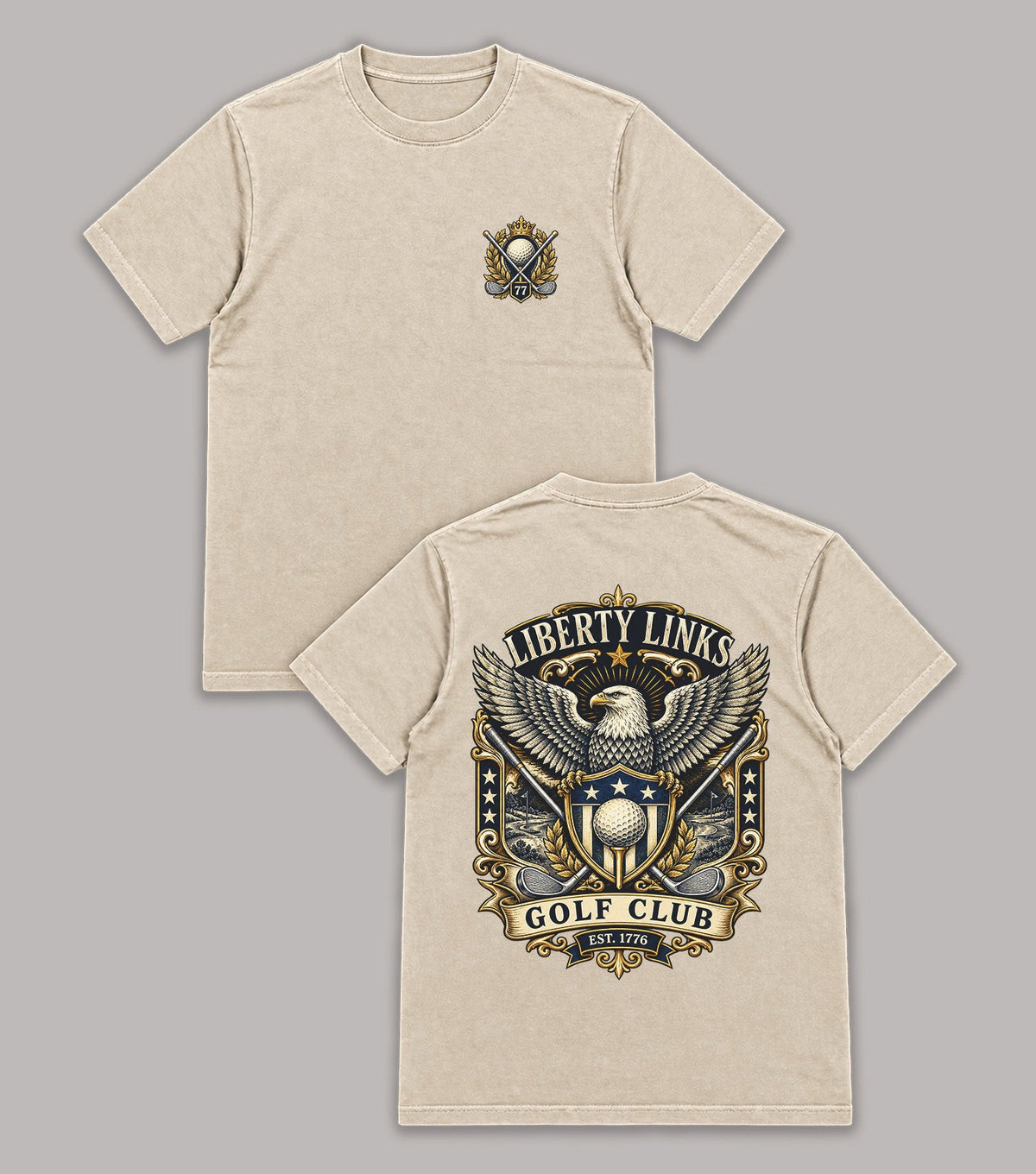 Liberty Links Eagle Golf T-Shirt