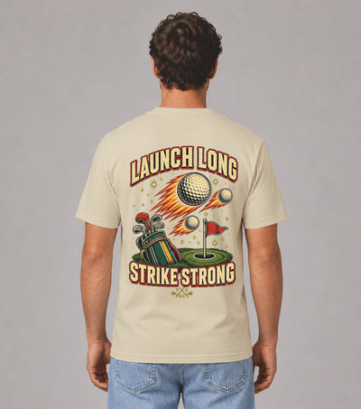 Launch Long Strike Strong Golf T-Shirt