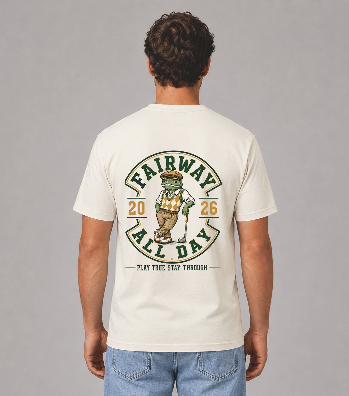 Fairway All Day Frog Golf T-Shirt