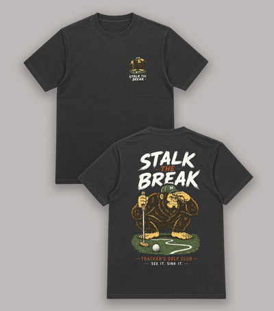 Stalk The Break Bigfoot Golf T-Shirt