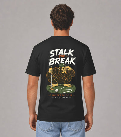 Stalk The Break Bigfoot Golf T-Shirt