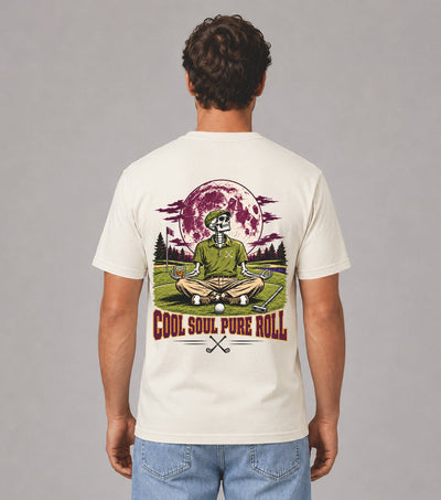 Cool Soul Pure Roll Skeleton Golf T-Shirt