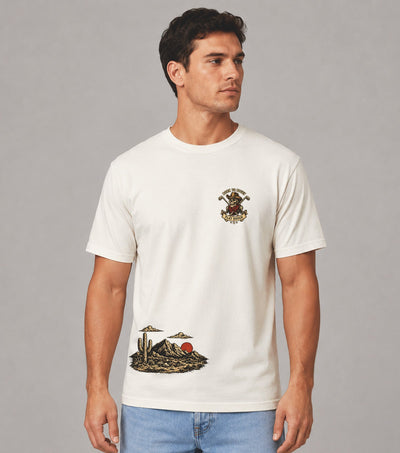 Swing Hard Stay Wild Cowboy Skeleton Golf T-Shirt