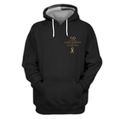 Autism Awareness Polo Shirt for Men – El Que Acompaña Infinity Ribbon Support Shirt