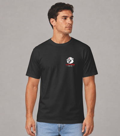 Bear Down Bomb Town Golf T-Shirt