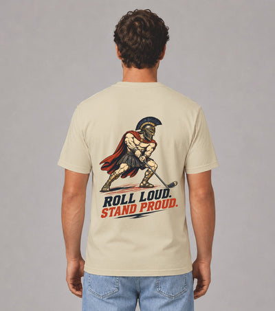 Roll Loud Stand Proud Spartan Golf T-Shirt