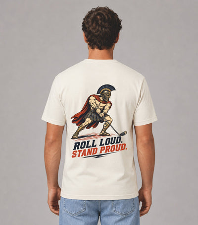 Roll Loud Stand Proud Spartan Golf T-Shirt