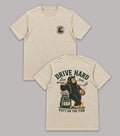 Drive Hard Live Easy Bigfoot Golf T-Shirt