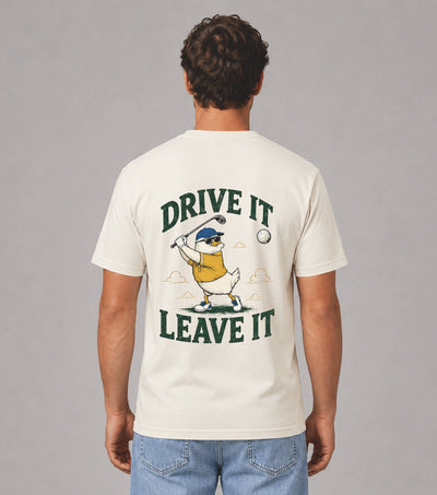 Drive It Leave It Duck Golf T-Shirt