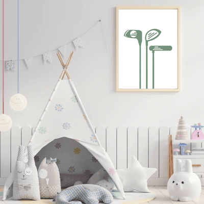 Golf Sticks Kids - White